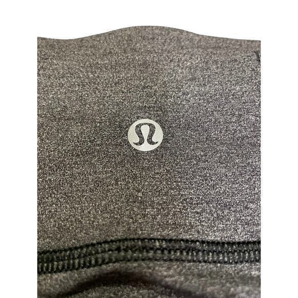 Lululemon Gear Up Crop (17") Heathered Black + Solid Black Leggings - Picture 5 of 13